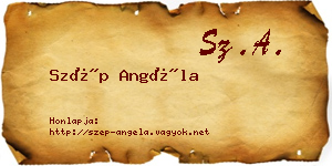 Szép Angéla névjegykártya